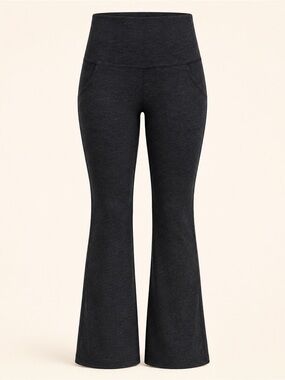 NWT Beyond Yoga Spacedye Bootcut Yoga Pants Navy M Short 29” $118